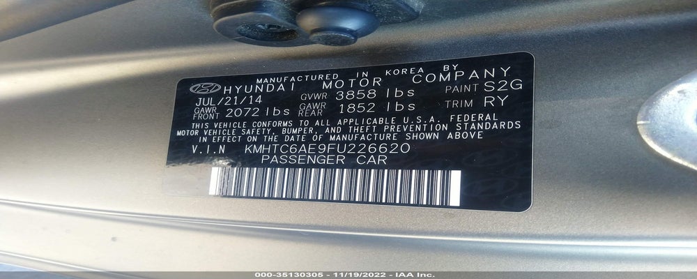 KMHTC6AE9FU226620 2015 HYUNDAI VELOSTER photo no. 9