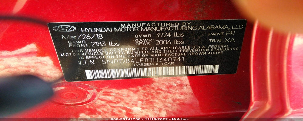 5NPD84LF8JH340941 2018 HYUNDAI ELANTRA photo no. 9