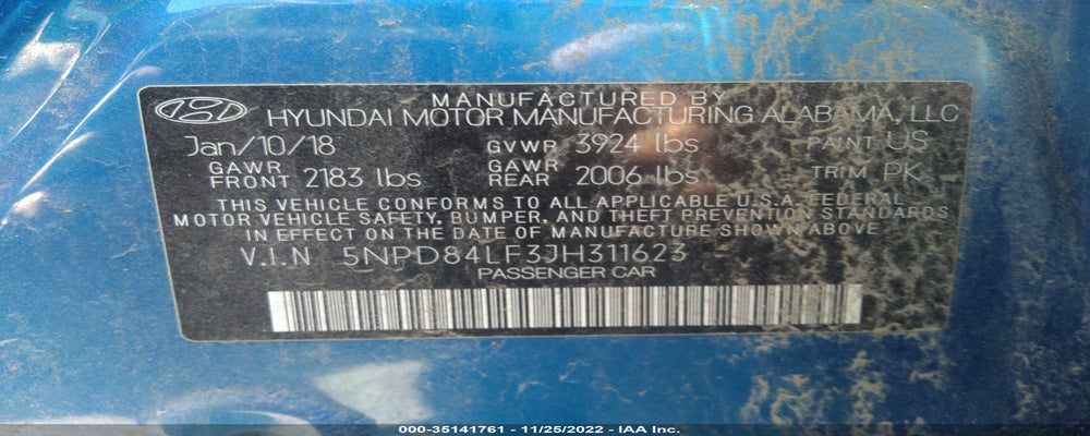 5NPD84LF3JH311623 2018 HYUNDAI ELANTRA photo no. 9