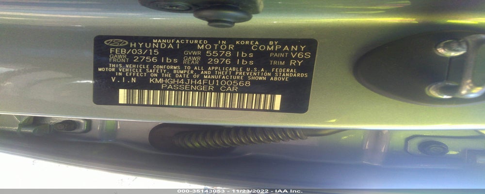 KMHGH4JH4FU100568 2015 HYUNDAI EQUUS photo no. 9