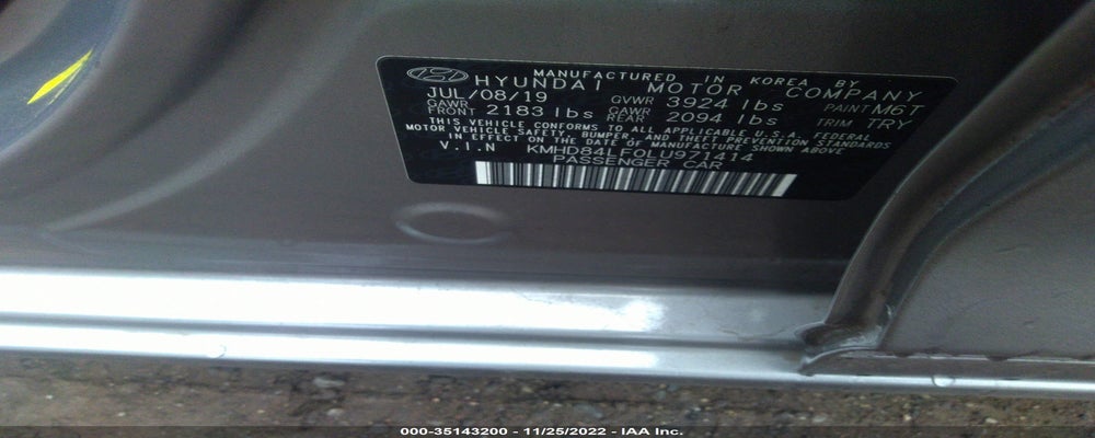 KMHD84LF0LU971414 2020 HYUNDAI ELANTRA photo no. 9