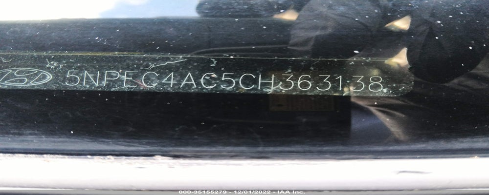 5NPEC4AC5CH363138 2012 HYUNDAI SONATA photo no. 9