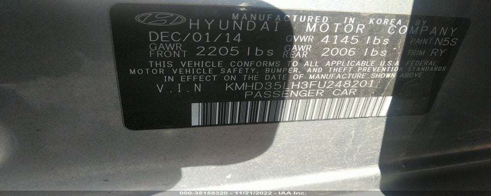 KMHD35LH3FU248201 2015 HYUNDAI ELANTRA GT photo no. 9