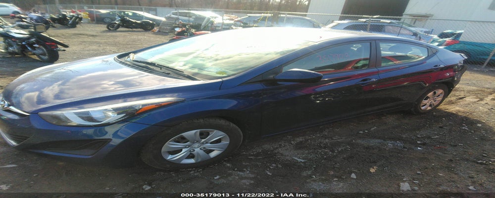 5NPDH4AEXGH692423 2016 HYUNDAI ELANTRA photo no. 2