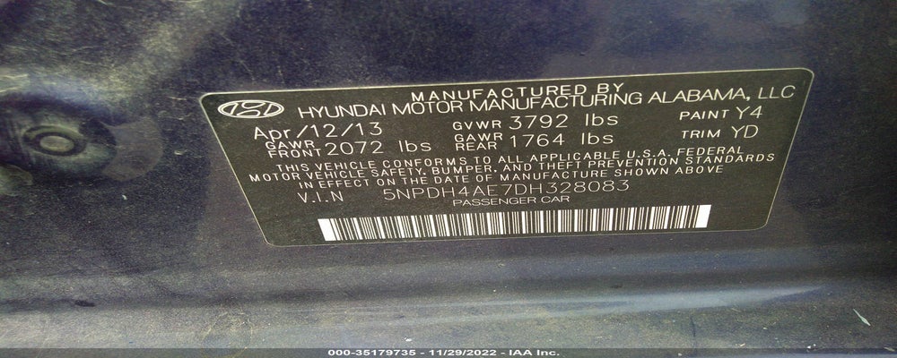 5NPDH4AE7DH328083 2013 HYUNDAI ELANTRA photo no. 9