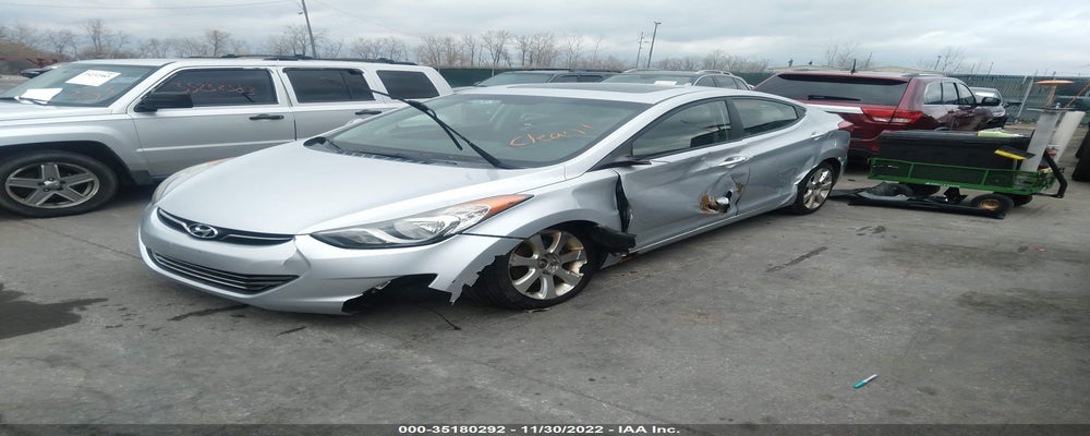5NPDH4AE2CH102404 2012 HYUNDAI ELANTRA photo no. 2