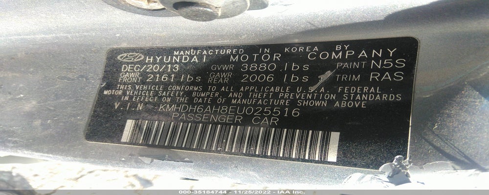 KMHDH6AH8EU025516 2014 HYUNDAI ELANTRA COUPE photo no. 9