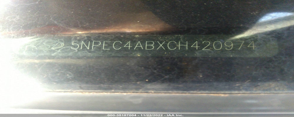 5NPEC4ABXCH420974 2012 HYUNDAI SONATA photo no. 9