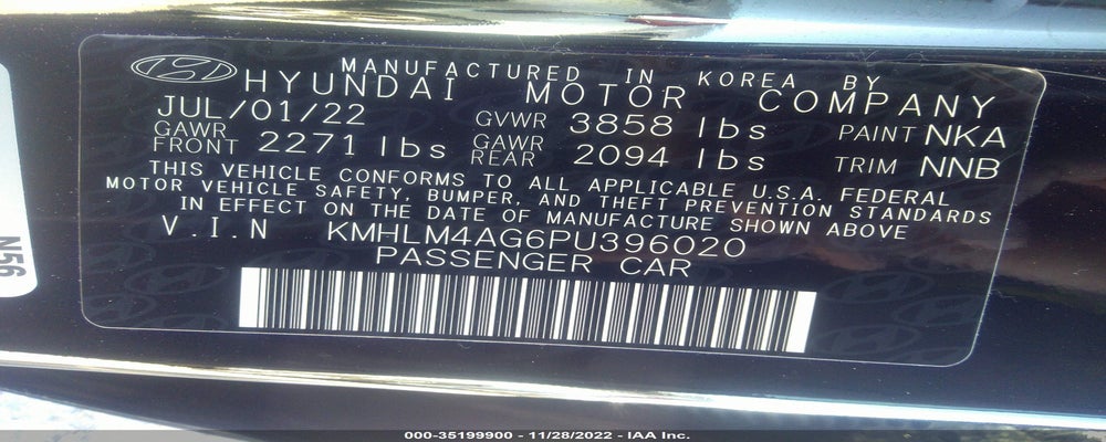 KMHLM4AG6PU396020 2023 HYUNDAI ELANTRA photo no. 9