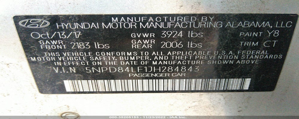 5NPD84LF1JH284843 2018 HYUNDAI ELANTRA photo no. 9