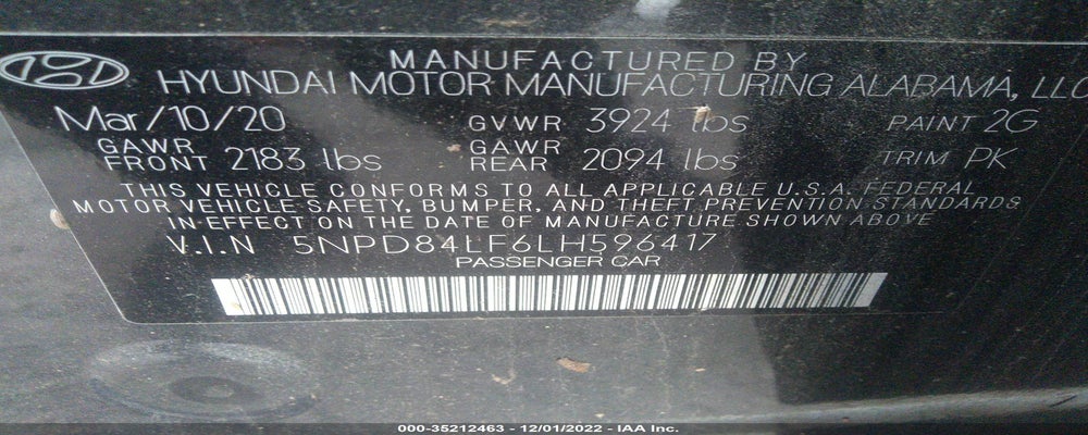 5NPD84LF6LH596417 2020 HYUNDAI ELANTRA photo no. 9