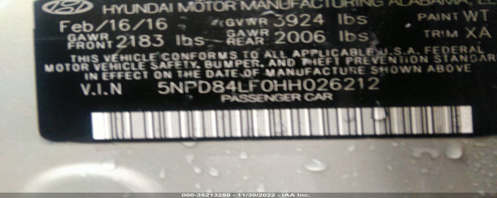 5NPD84LF0HH026212 2017 HYUNDAI ELANTRA photo no. 9