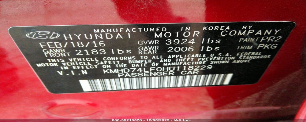 KMHD74LF0HU118229 2017 HYUNDAI ELANTRA photo no. 9