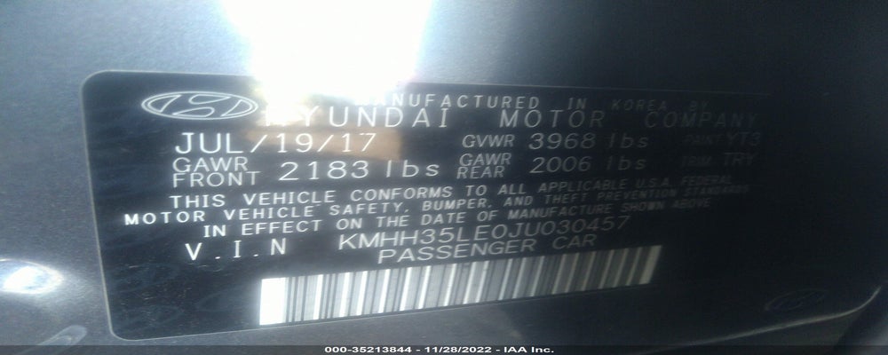 KMHH35LE0JU030457 2018 HYUNDAI ELANTRA GT photo no. 9