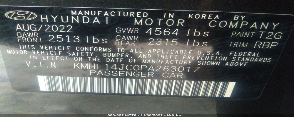 KMHL14JC0PA263017 2023 HYUNDAI SONATA photo no. 9