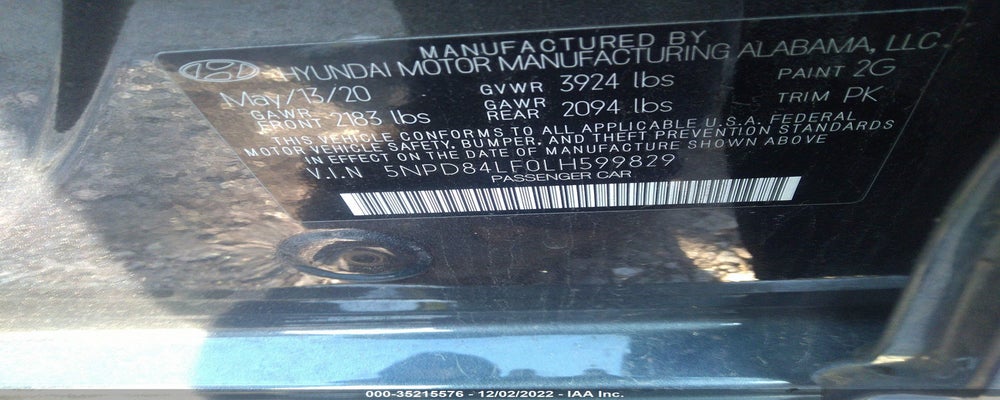 5NPD84LF0LH599829 2020 HYUNDAI ELANTRA photo no. 9