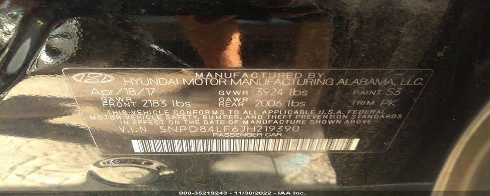 5NPD84LF6JH219390 2018 HYUNDAI ELANTRA photo no. 9