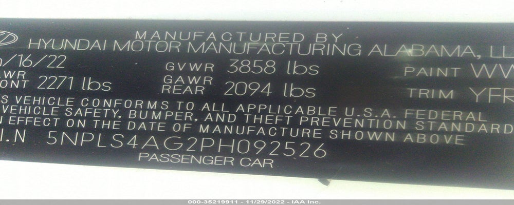 5NPLS4AG2PH092526 2023 HYUNDAI ELANTRA photo no. 9