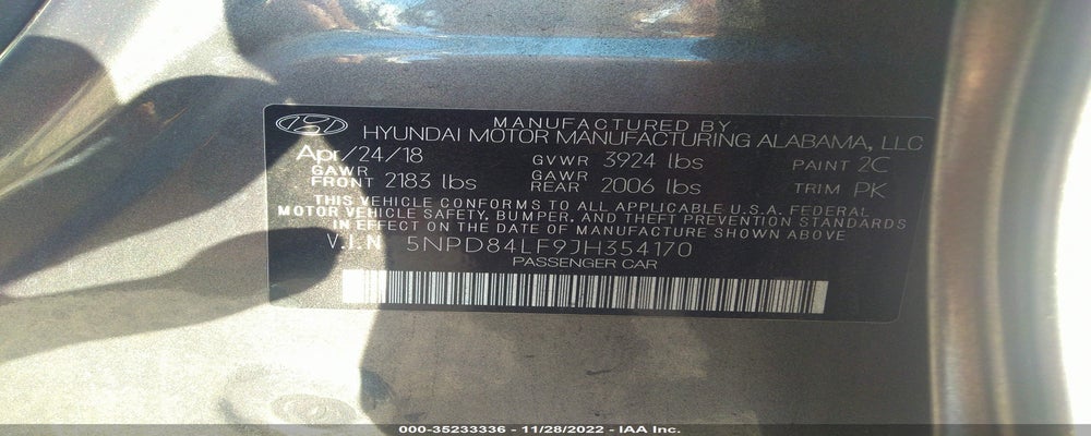 5NPD84LF9JH354170 2018 HYUNDAI ELANTRA photo no. 9