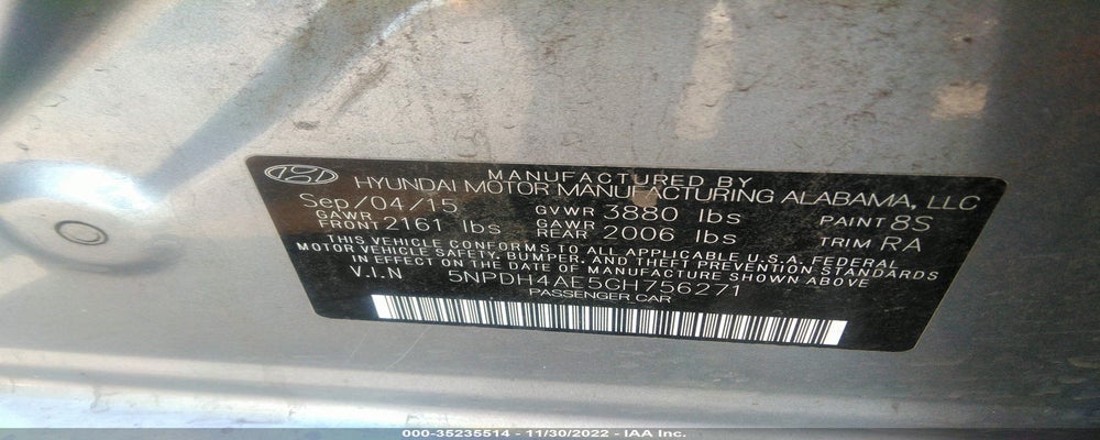5NPDH4AE5GH756271 2016 HYUNDAI ELANTRA photo no. 9