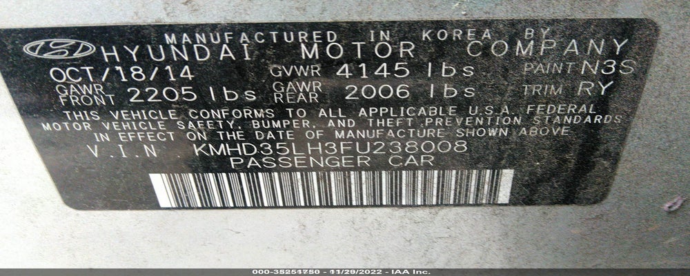 KMHD35LH3FU238008 2015 HYUNDAI ELANTRA GT photo no. 9