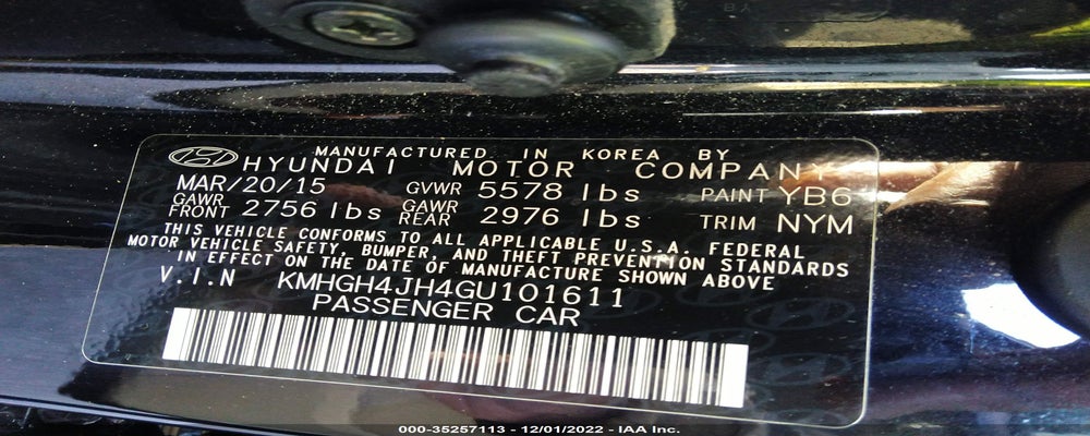 KMHGH4JH4GU101611 2016 HYUNDAI EQUUS photo no. 9