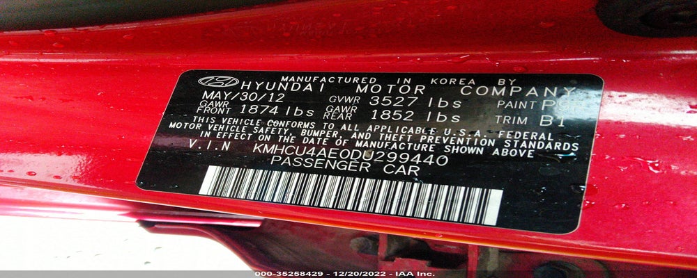 KMHCU4AE0DU299440 2013 HYUNDAI ACCENT photo no. 9