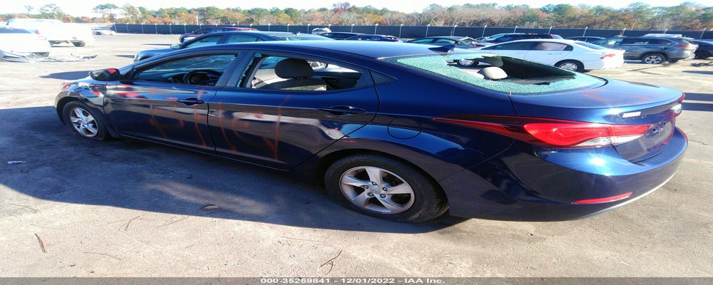 5NPDH4AEXEH529283 2014 HYUNDAI ELANTRA photo no. 3