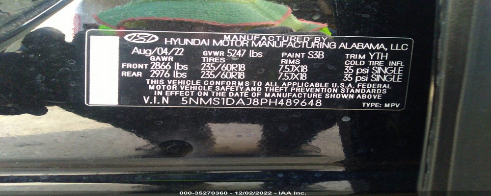 5NMS1DAJ8PH489648 2023 HYUNDAI SANTA FE photo no. 9
