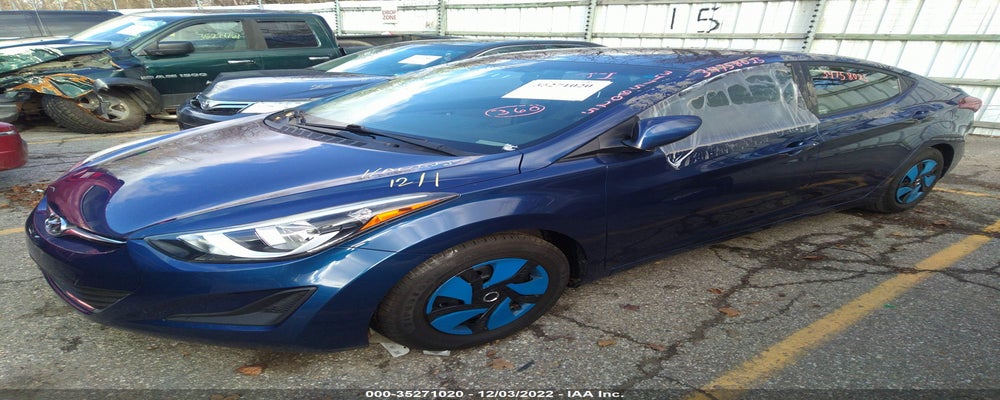 5NPDH4AE2GH665457 2016 HYUNDAI ELANTRA photo no. 2