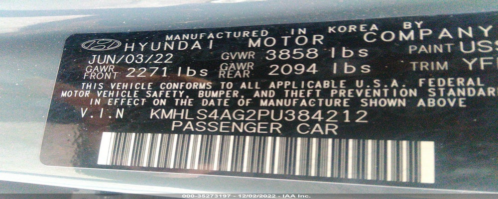KMHLS4AG2PU384212 2023 HYUNDAI ELANTRA photo no. 9