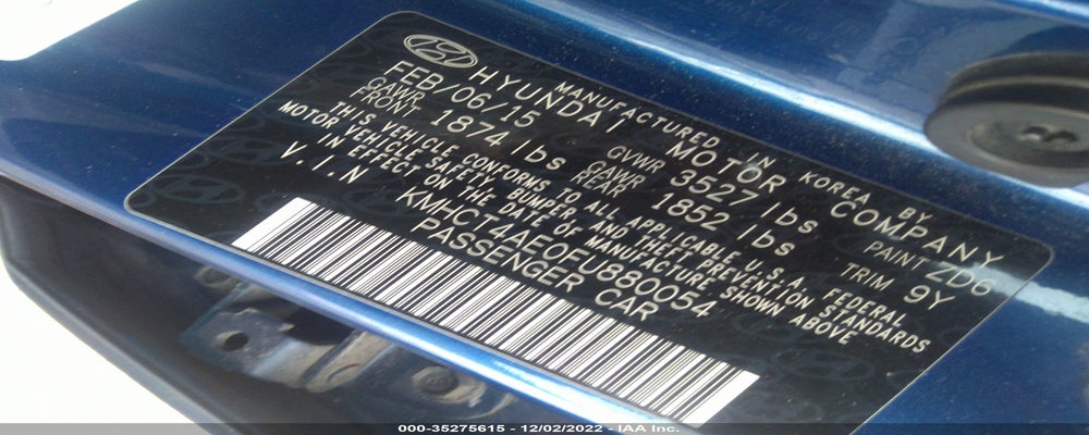 KMHCT4AE0FU880054 2015 HYUNDAI ACCENT photo no. 9