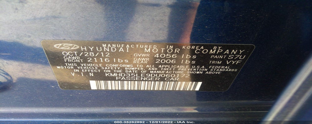 KMHD35LE9DU060172 2013 HYUNDAI ELANTRA GT photo no. 9