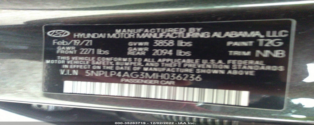 5NPLP4AG3MH036236 2021 HYUNDAI ELANTRA photo no. 9