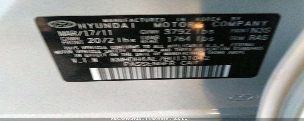 KMHDH4AE7BU131042 2011 HYUNDAI ELANTRA photo no. 9