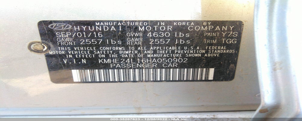 KMHE24L16HA050902 2017 HYUNDAI SONATA HYBRID photo no. 9