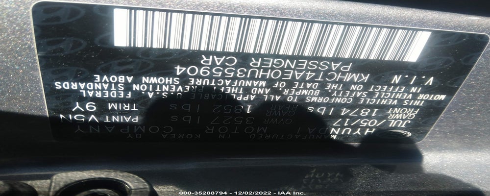 KMHCT4AE0HU355904 2017 HYUNDAI ACCENT photo no. 9