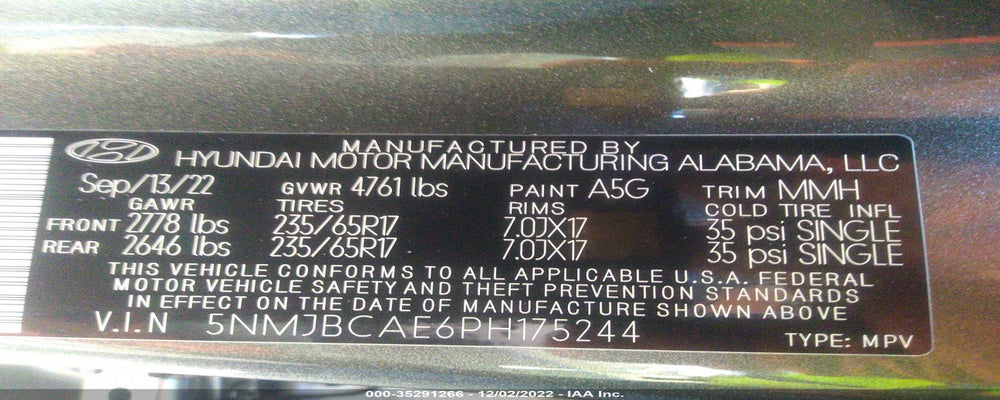 5NMJBCAE6PH175244 2023 HYUNDAI TUCSON photo no. 9