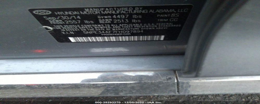 5NPE34AF7FH097894 2015 HYUNDAI SONATA photo no. 9