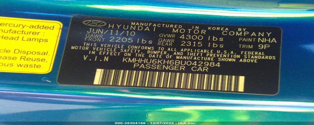 KMHHU6KH6BU042984 2011 HYUNDAI GENESIS COUPE photo no. 9