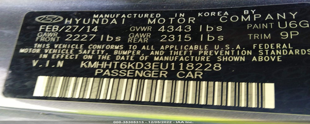 KMHHT6KD3EU118228 2014 HYUNDAI GENESIS COUPE photo no. 9