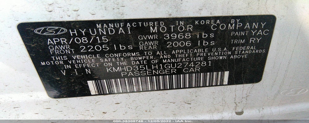 KMHD35LH1GU274281 2016 HYUNDAI ELANTRA GT photo no. 9