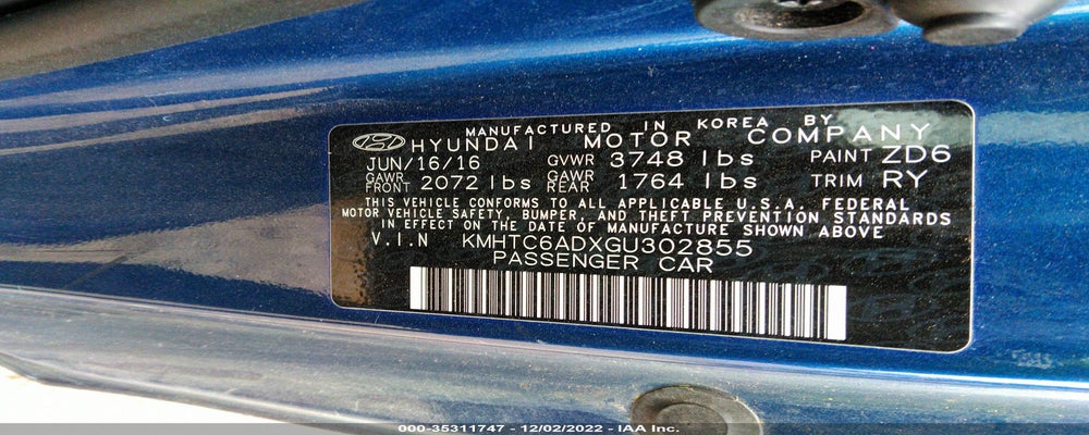 KMHTC6ADXGU302855 2016 HYUNDAI VELOSTER photo no. 9