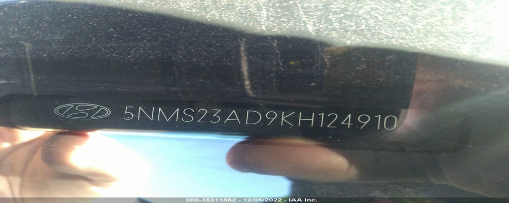 5NMS23AD9KH124910 2019 HYUNDAI SANTA FE photo no. 9