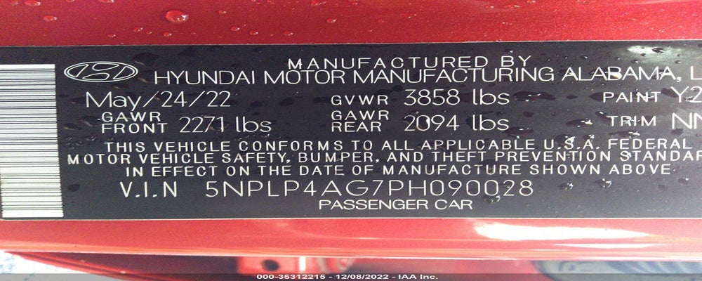 5NPLP4AG7PH090028 2023 HYUNDAI ELANTRA photo no. 9
