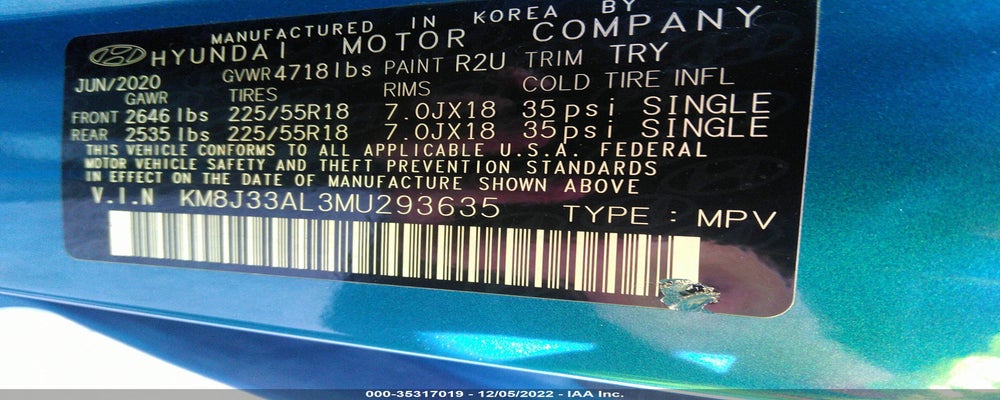 KM8J33AL3MU293635 2021 HYUNDAI TUCSON photo no. 9