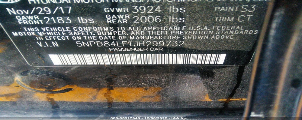 5NPD84LF1JH299732 2018 HYUNDAI ELANTRA photo no. 9