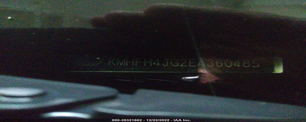 KMHFH4JG2EA360485 2014 HYUNDAI AZERA photo no. 9