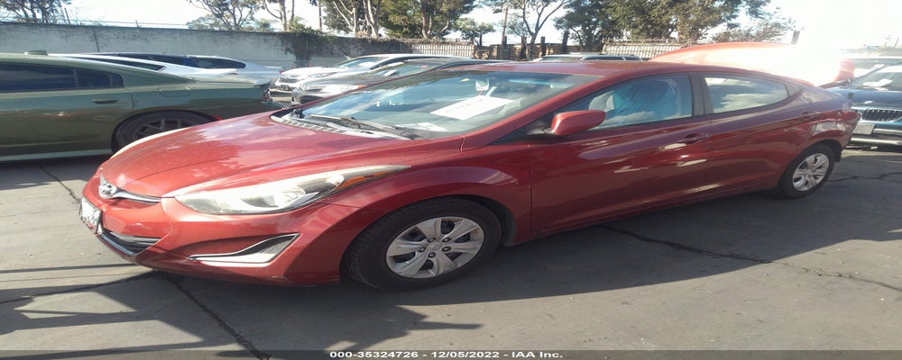 5NPDH4AE6GH708956 2016 HYUNDAI ELANTRA photo no. 2