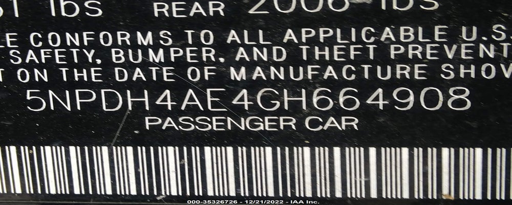 5NPDH4AE4GH664908 2016 HYUNDAI ELANTRA photo no. 9